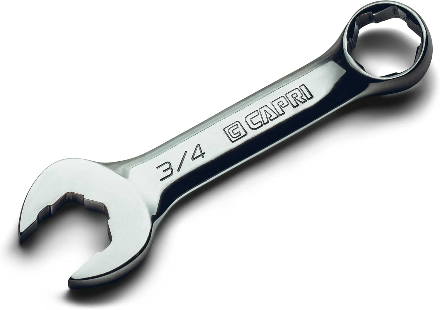 Capri Tools 3/4 in. WaveDrive Pro Stubby Combination Wrench for Regular and Rounded Bolts - Image 1