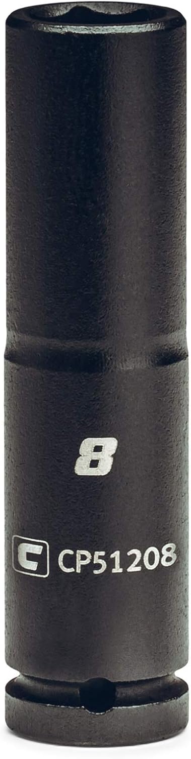 Capri Tools 8 mm Deep Impact Socket, 1/4-Inch Drive, 6-Point, Metric - Image 1
