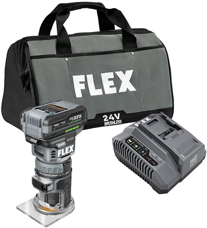 FLEX 24V Trim Router Stacked Lithium Kit - Image 1