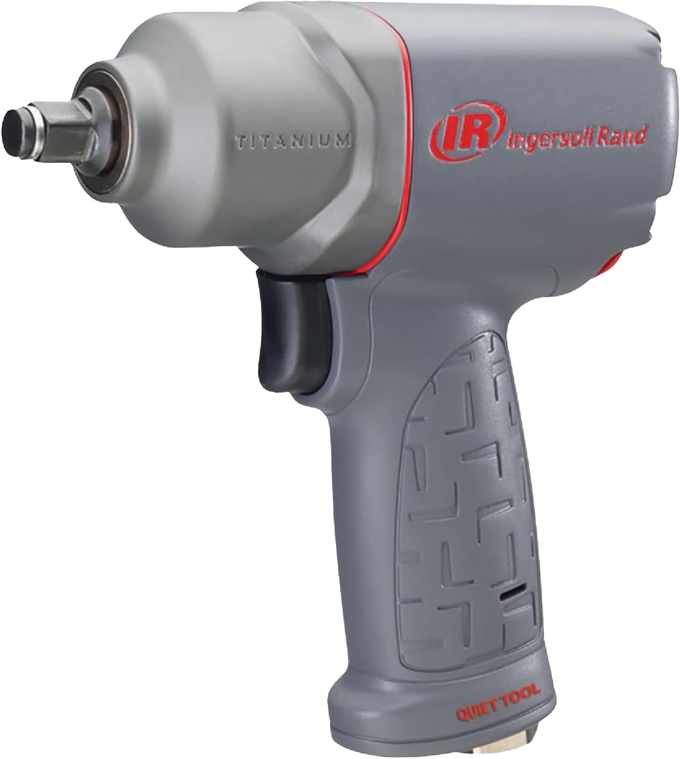 Ingersoll Rand 2125QTiMAX 1/2-inch Quiet Air Impact 330 ft-lbs Max Torque, Maintenance Duty, Pistol Grip, Titanium Hammercase - Image 1