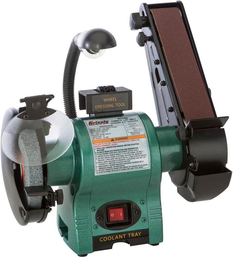 Grizzly Industrial H7760 - Combo Belt Sander/Grinder - Image 1