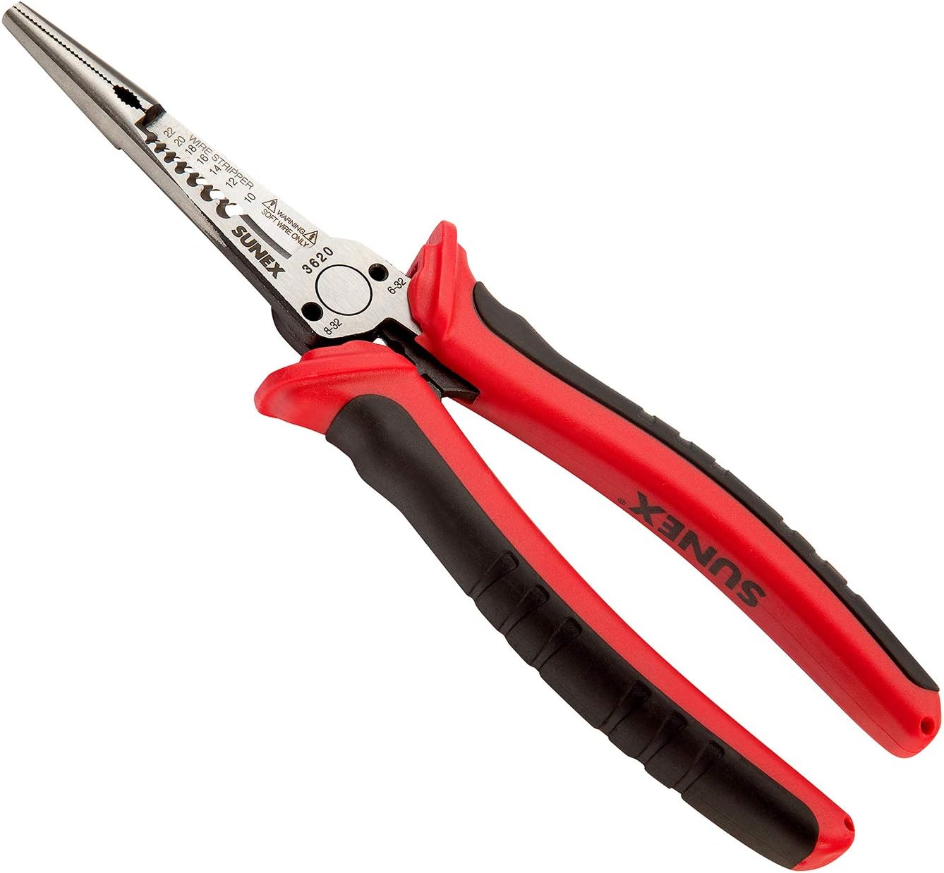 Sunex Straight Needle Nose Electrician Pliers - Image 1