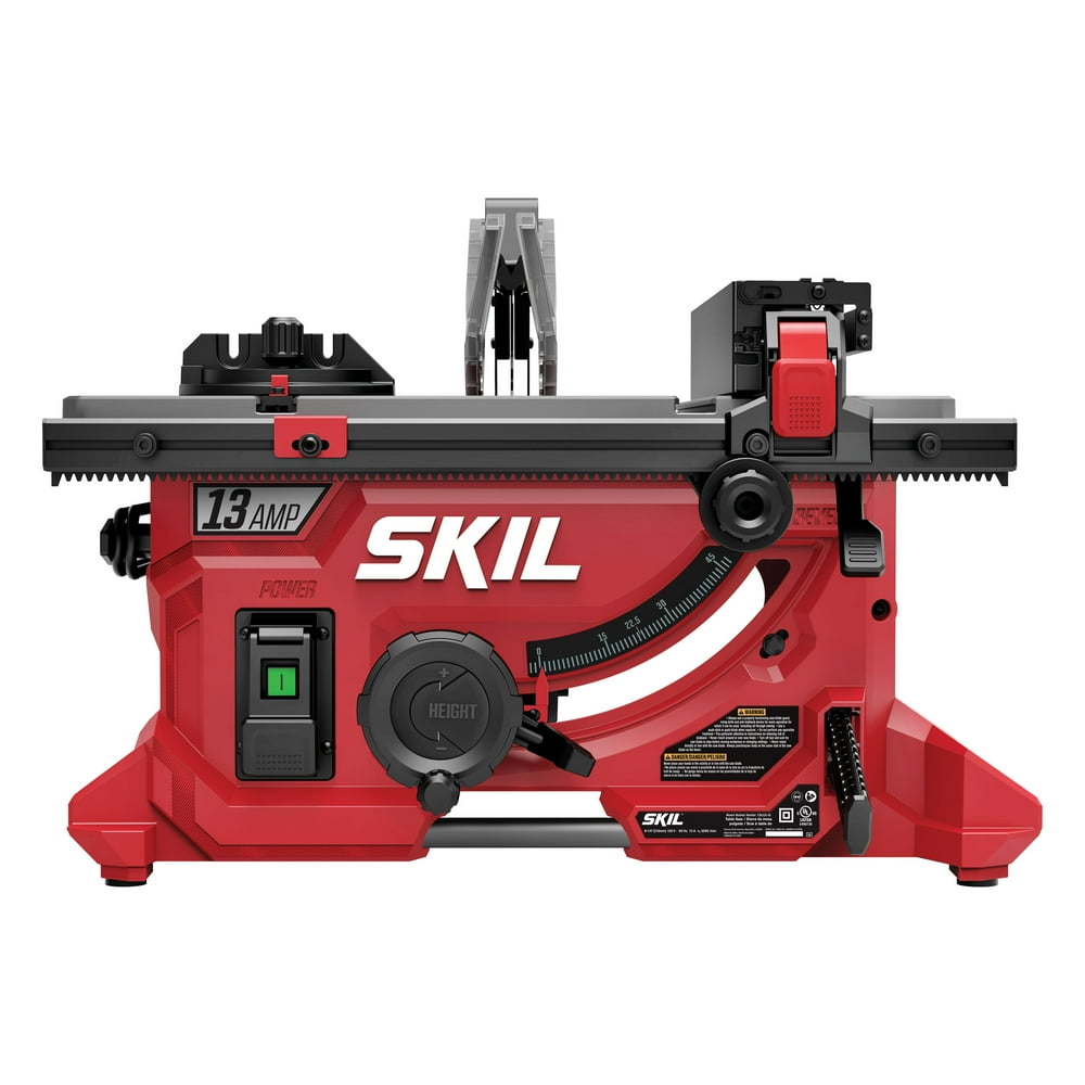 SKIL TS6328-00 13 Amp Compact Jobsite Table Saw with 8-1/4 Inch Blade, Rack and Pinion Rip Fence - Image 1
