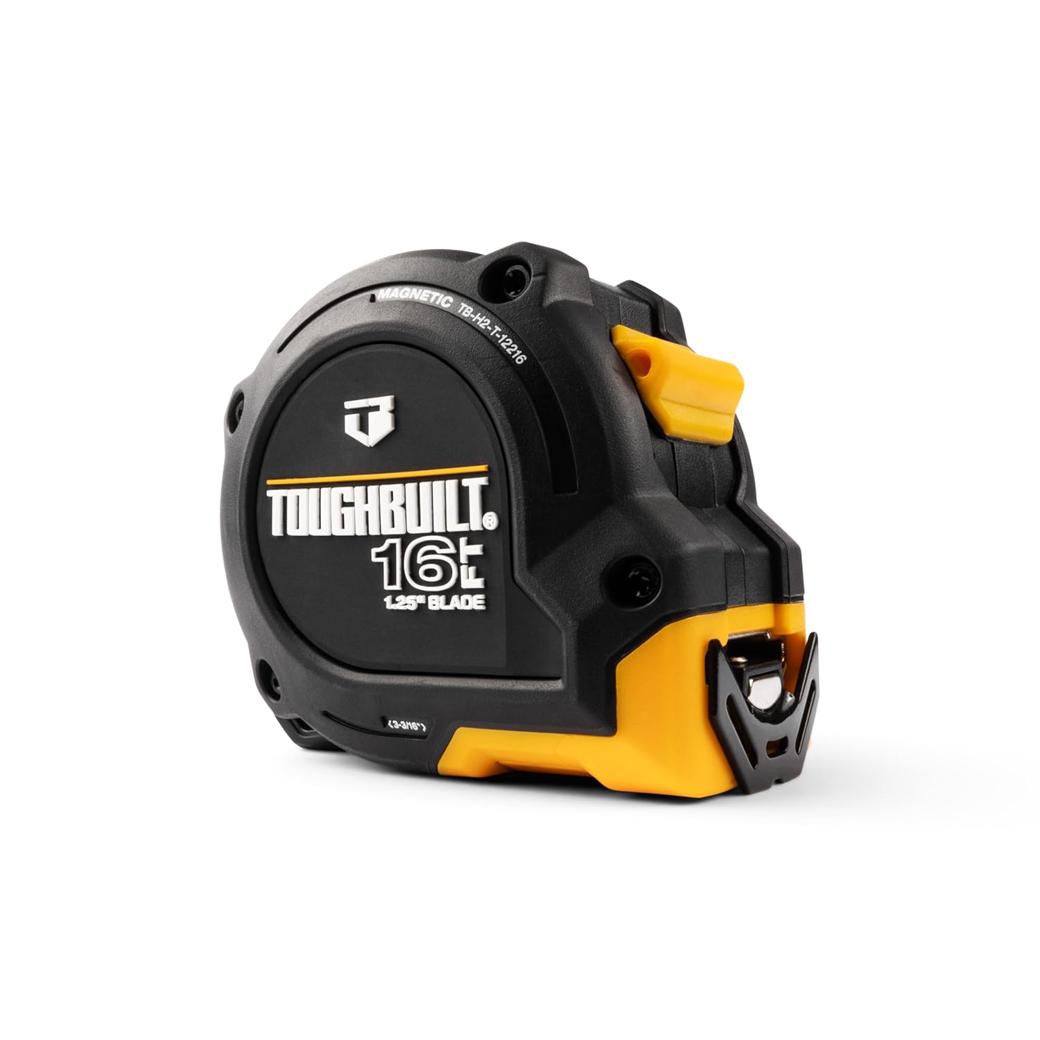 ToughBuilt – 16-Foot ProBlade™ Tape Measure, Magnetic Dual-Sided Steel Blade with BladeLock™ Technology, Finger Guard, and Impact-Resistant Housing for Professional Measuring Accuracy - Image 1