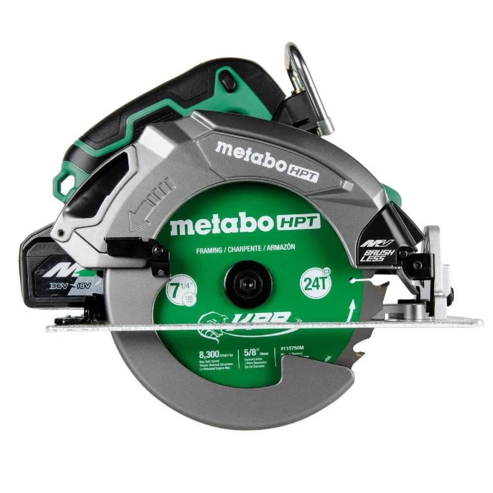 Metabo HPT 36V MultiVolt™ 7-1/4-Inch Circular Saw w/Torque Boost Technology, C3607DB - Image 1