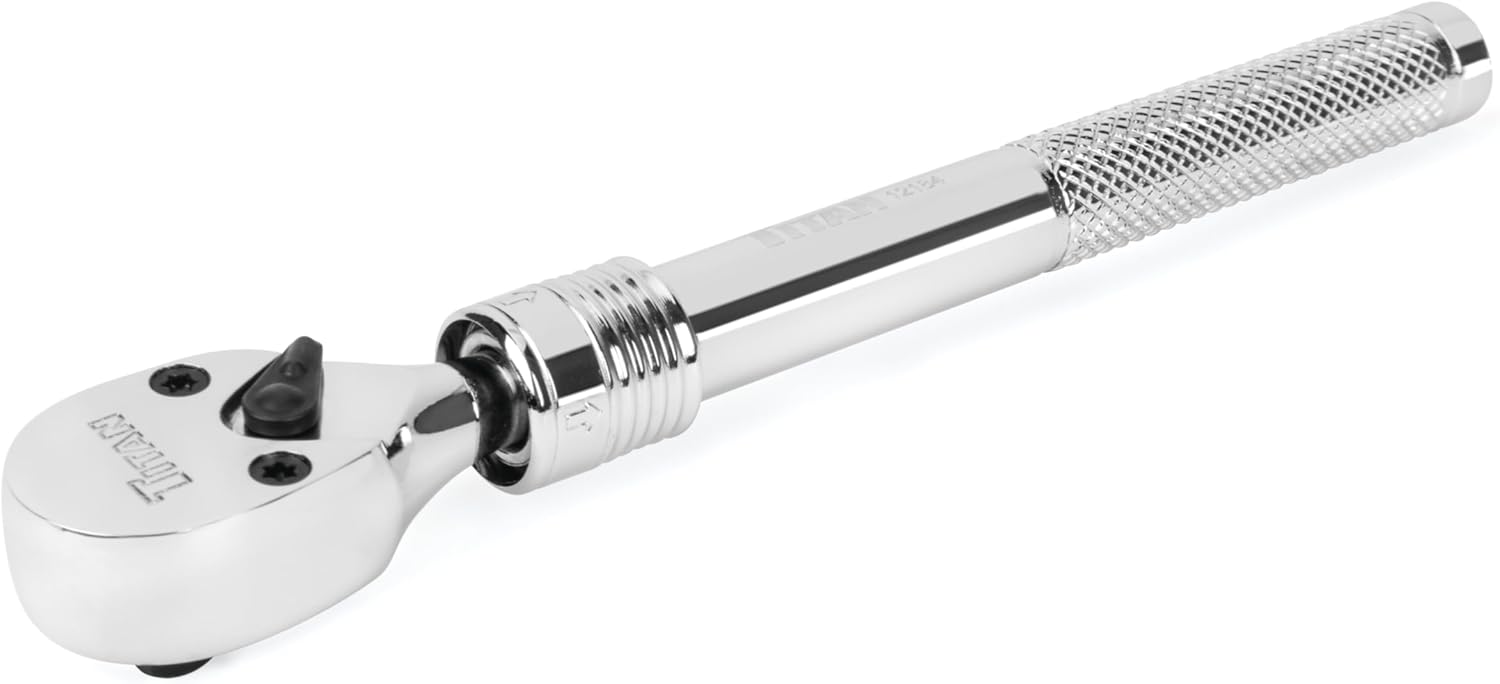Titan 12184 1/4-Inch Drive x 6-1/2-Inch to 9-1/2-Inch 72-Tooth Extendable Ratchet - Image 1