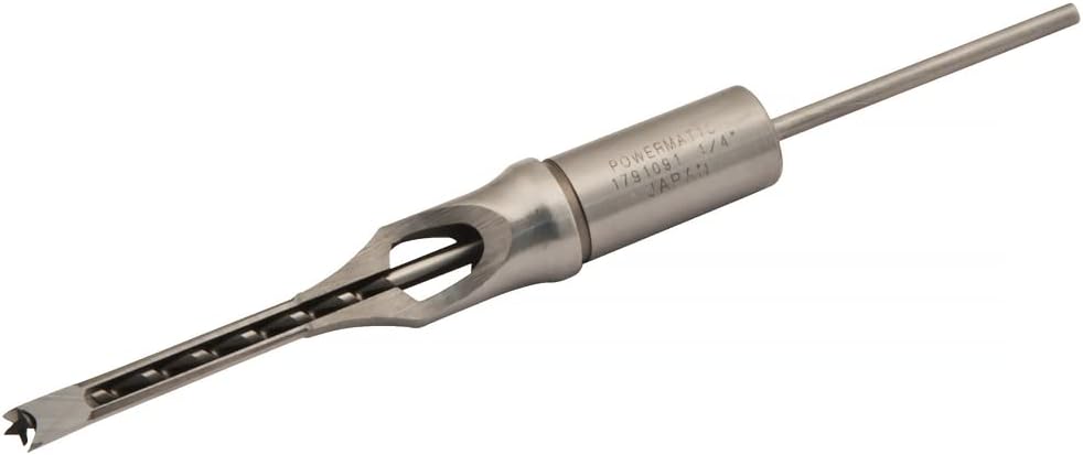 Powermatic 1/4-Inch Premium Mortise Chisel and Bit (1791091),Silver - Image 1