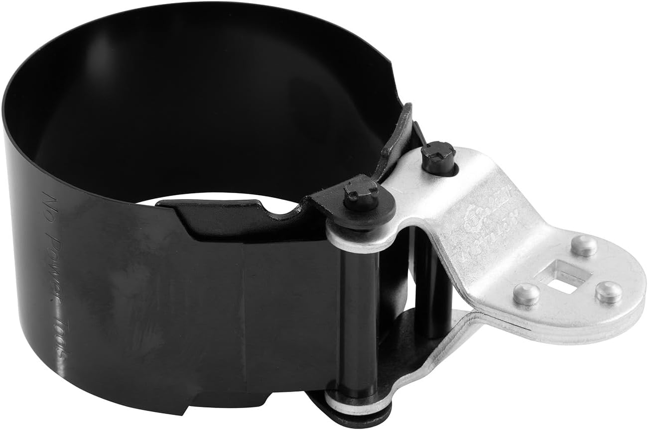 OEMTOOLS 25231 Heavy Duty Truck Oil Filter Wrench, 4-1/8 in to 4-5/8 in, 104mm to 118mm, 1/2 in Drive, Alloy Steel - Image 1