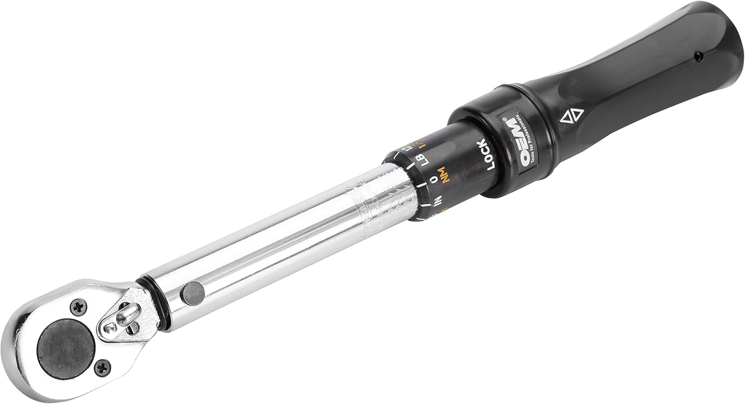 OEMTOOLS 25685 3/8" Torque Wrench, Drive Click Style 3/8 Torque Wrench 25-250 Lb, Precision Automotive Fastening, Bidirectional Torque Control, Audible Feedback - Image 1