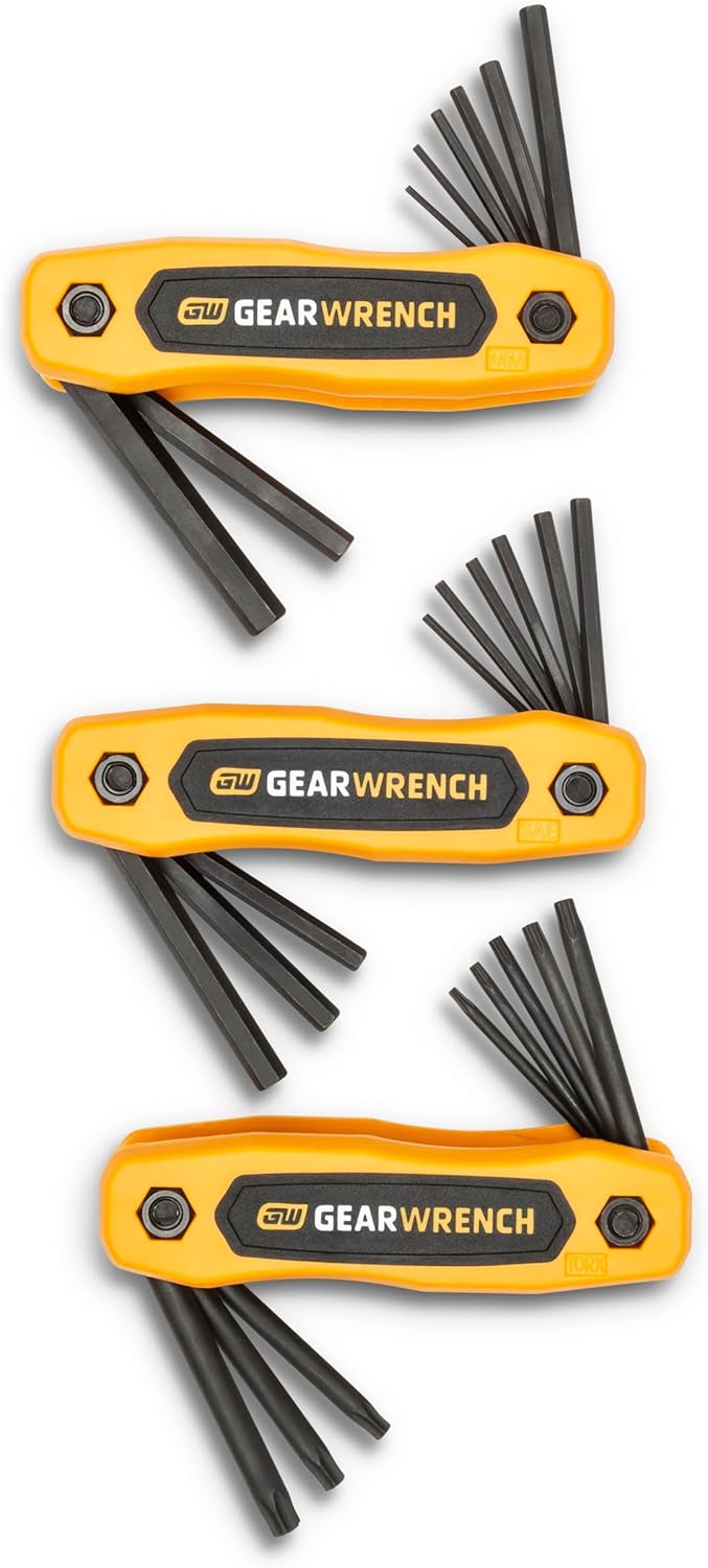 GEARWRENCH 25 Piece SAE/Metric/Torx® Folding Hex Key Set - 83512 - Image 1