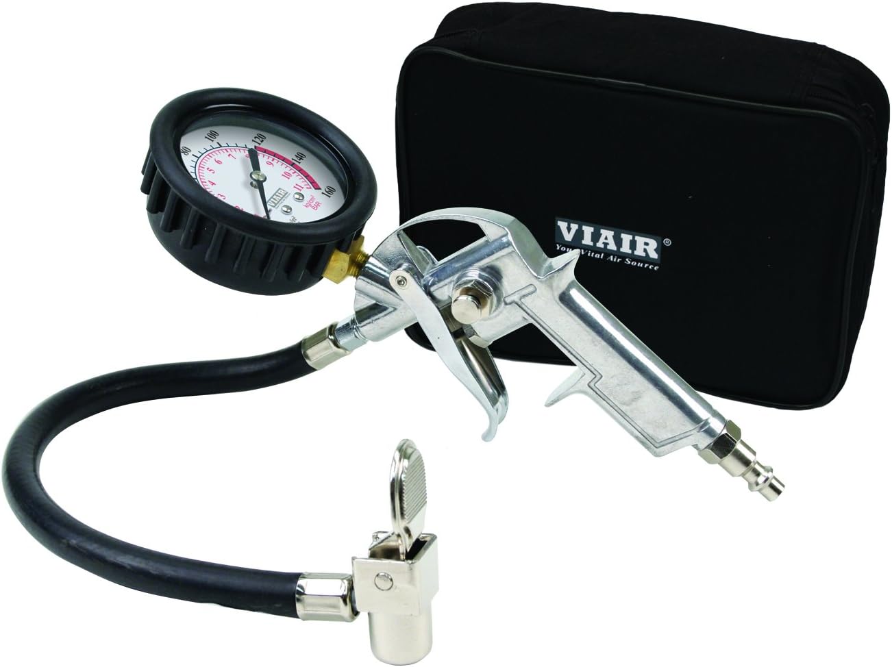 VIAIR 46 000 Tire Inflation Gun, 160 Psi, 2.5" Mechanical Gauge, 1 Pack - Image 1