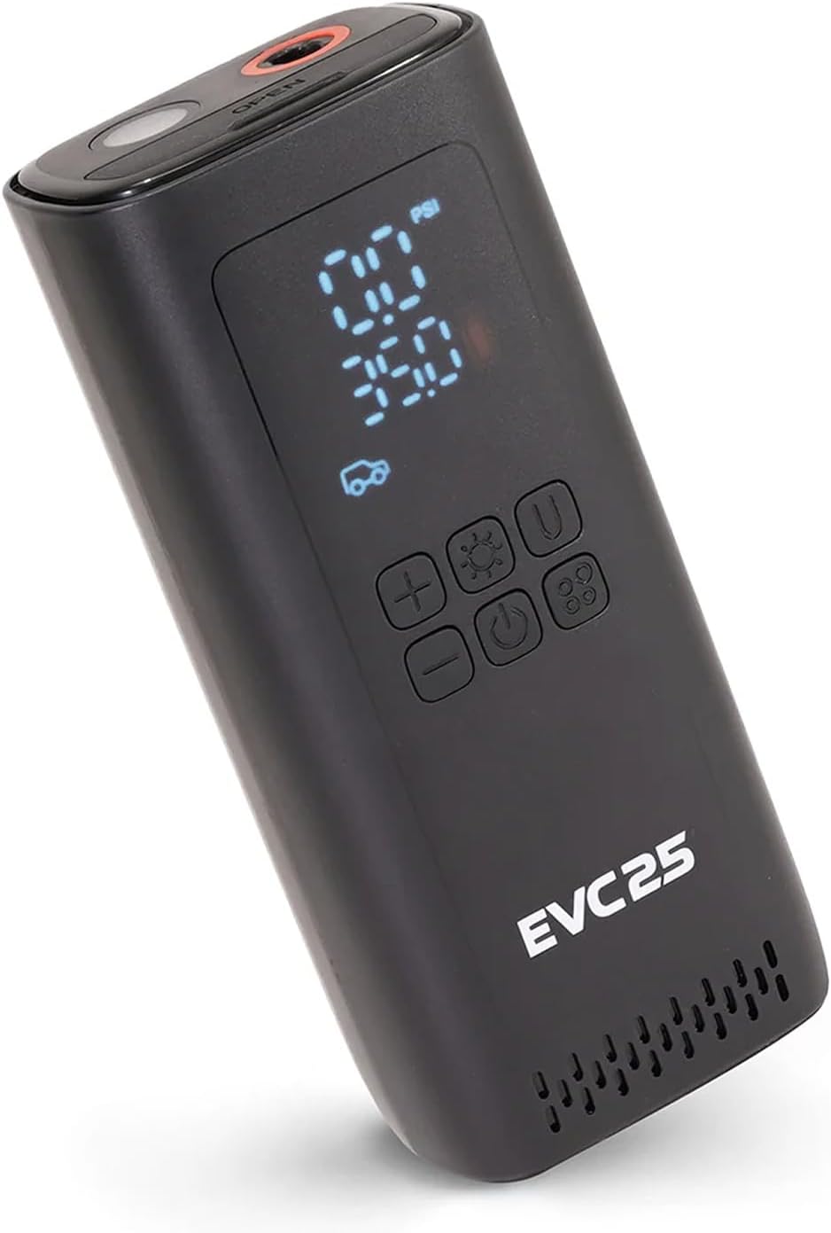 Viair Every Vehicle Carry EVC25 - rechargeable, portable compressor - LED gauge w/preset - Tire Inflator ideal for compact & mid-size cars, LT trucks, E-bikes, motorcycles & Inflatables - Image 1