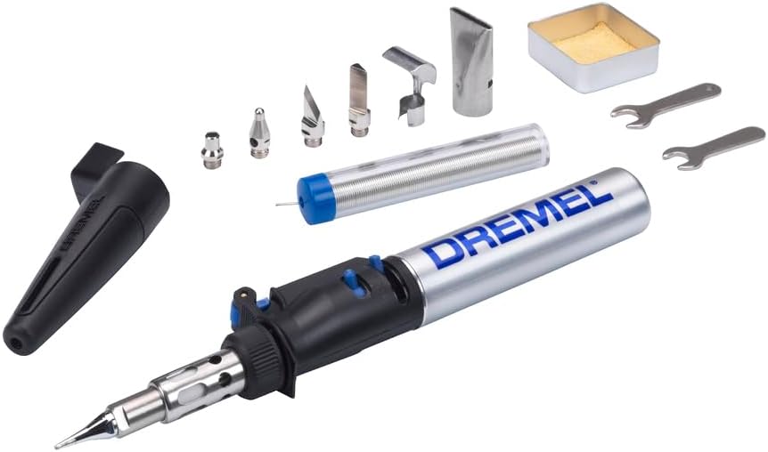 Dremel VersaTip Precision Butane Torch - Long Lasting Cordless Soldering Iron - Perfect for Pyrography, Paint Removal, & Heat Embossing (2000-7) - Image 1