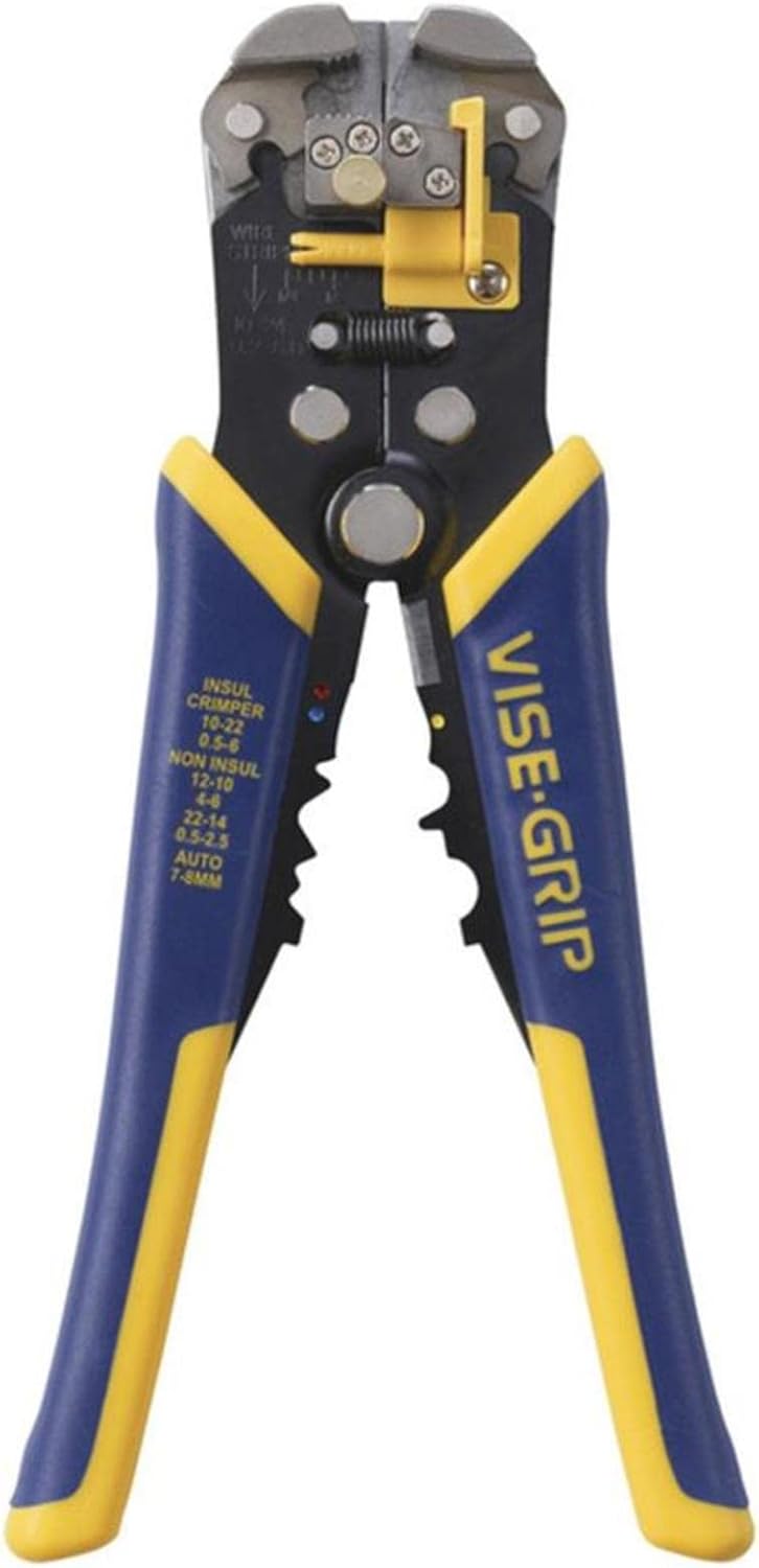 IRWIN VISE-GRIP Wire Stripper, 2 inch Jaw, Cuts 10-24 AWG, ProTouch Grip for Maximum Comfort (2078300) - Image 1