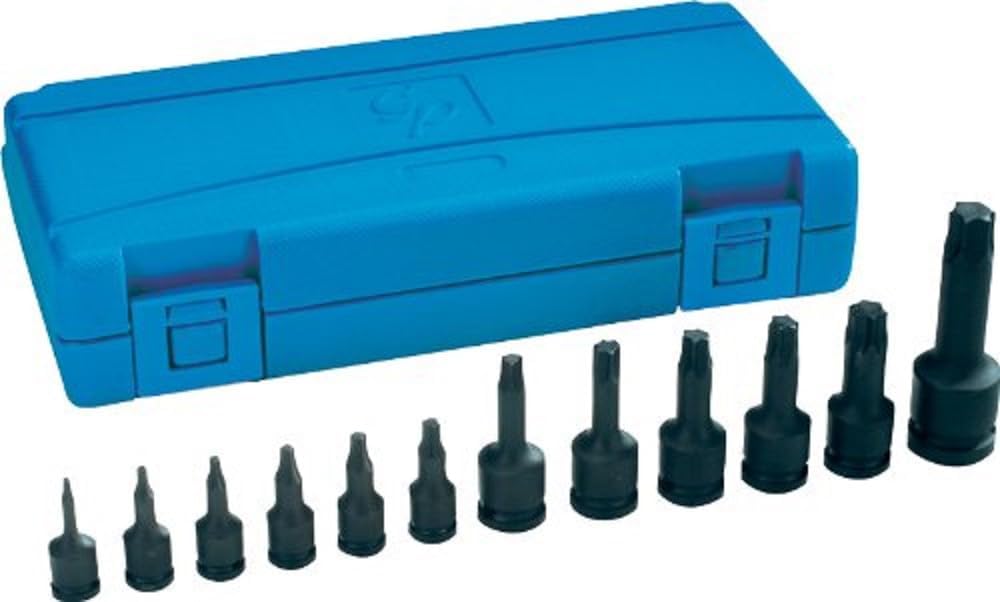 Grey Pneumatic (1234T) Assorted Drive 12-Piece Star Impact Driver Socket Set - Image 1
