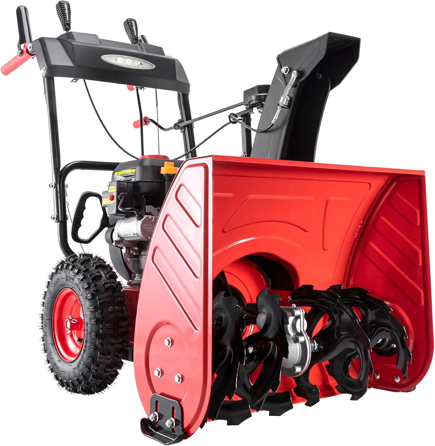 PowerSmart 24 in. Two Stage Self Propelled Gas-Powered Snow Blower with Electric Start, LED Headlight - Image 1