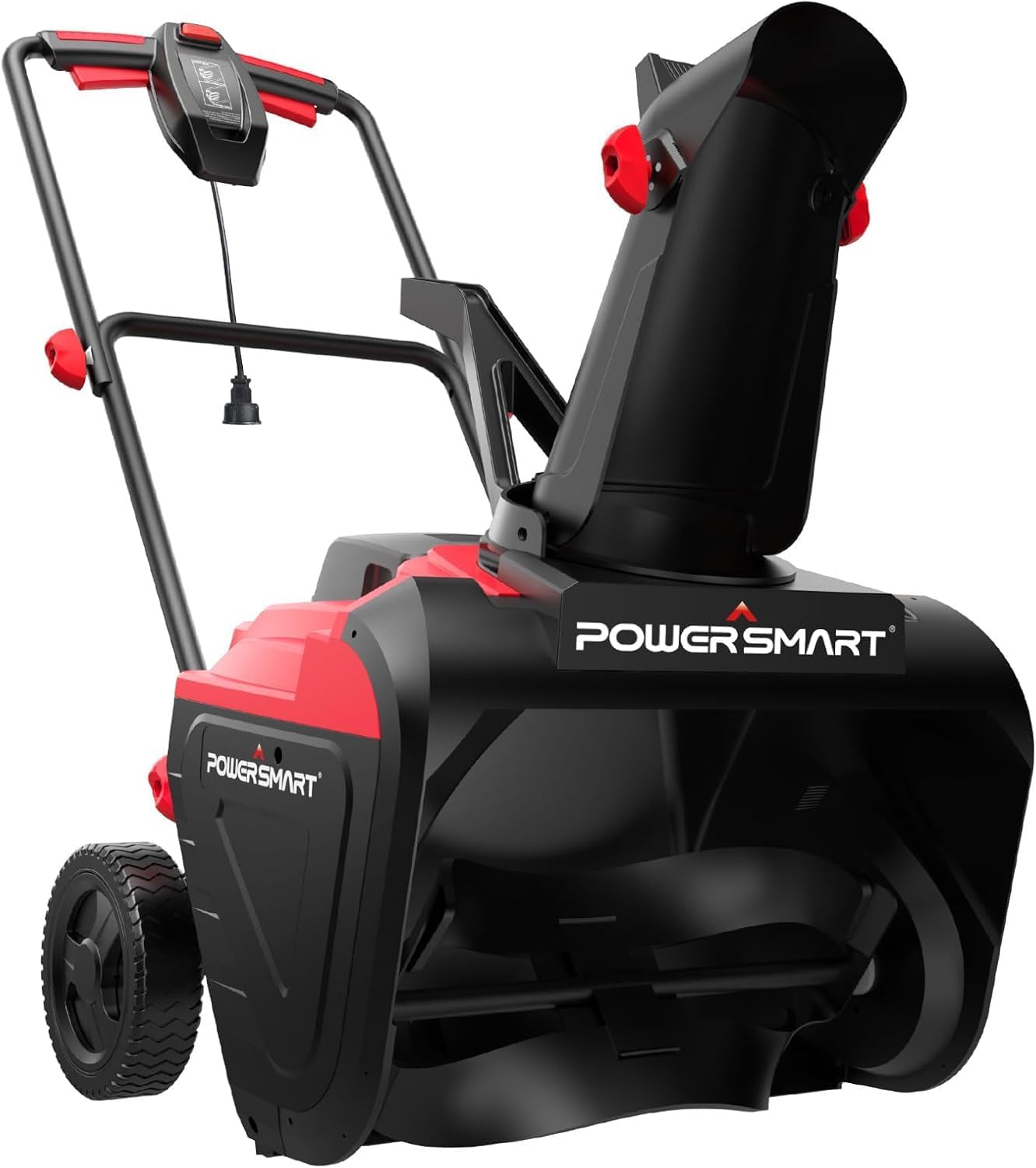PowerSmart 21" Corded Snow Blower with LED Light, Electric Snow Blower with 15 Amp Motor, 2100 RPM, 30 ft Throwing Distance - Image 1