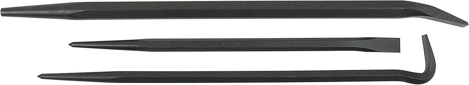 Mayhew Tools 61306 Line-Up Pry Bar Set, 3-Piece, Black Oxide Finish - Image 1