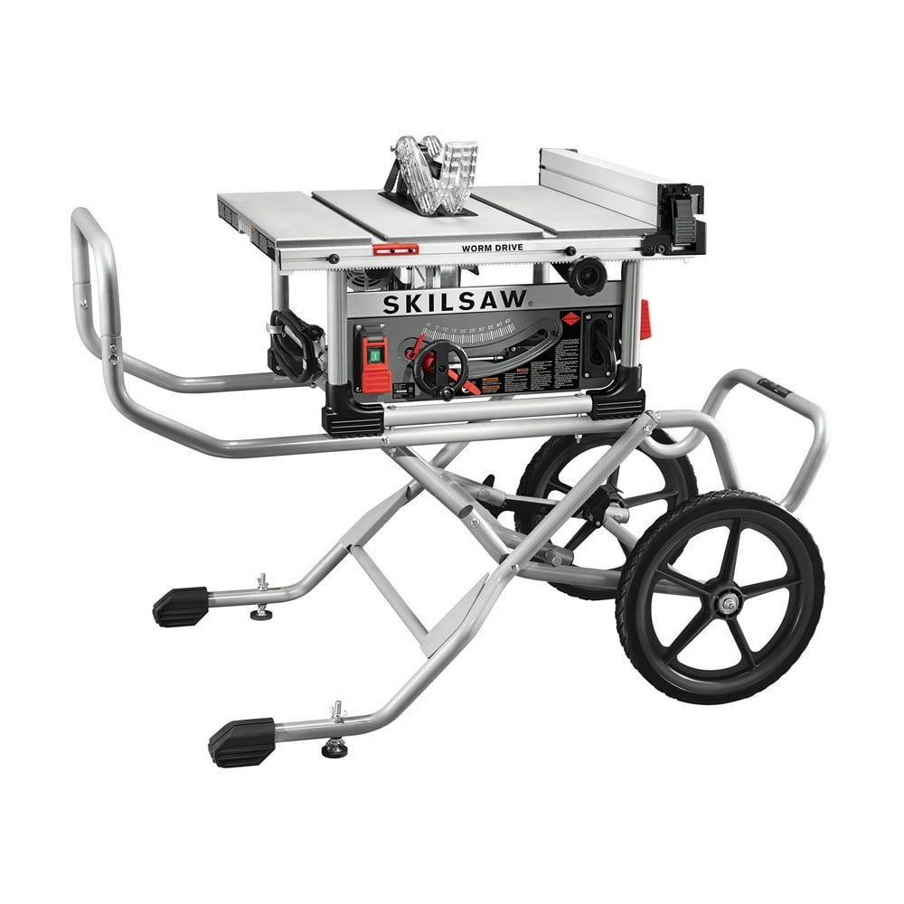 SKILSAW Table Saw 10in Heavy Duty Worm Drive with Stand - Image 1