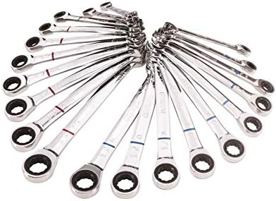 Kobalt 20-Piece Standard (SAE) and Metric Combination Ratchet Wrench Set - Image 1