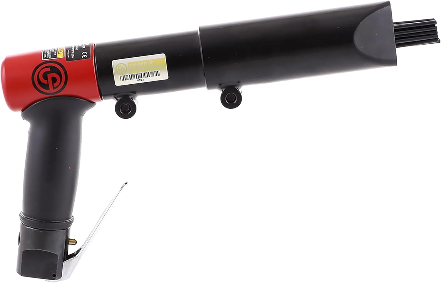 Chicago Pneumatic CP7125 Pistol Grip Needle Scaler, Red - Image 1