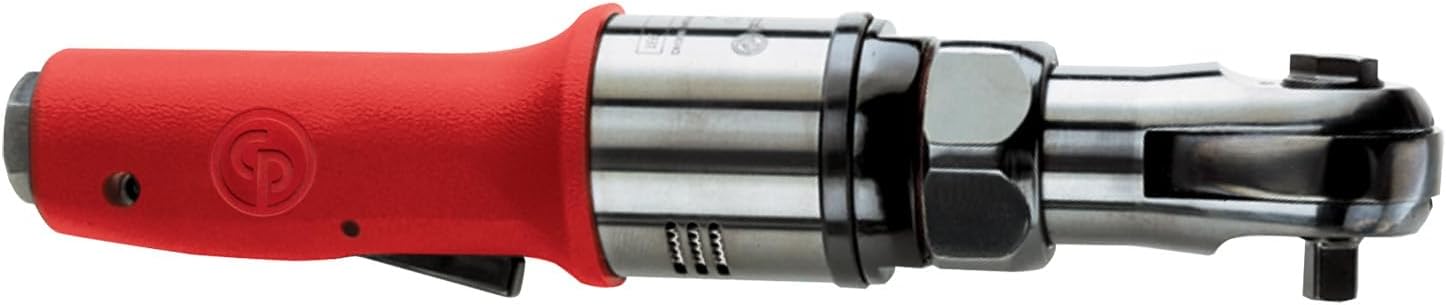 Chicago Pneumatic CP826 - Air Ratchet Wrench, 1/4 Inch, Composite Housing, Torque (Min/Max) 5.2-15.5/7-21 Nm, 250 RPM, Automotive Tools, Repair Shop, Mechanic Set - Image 1