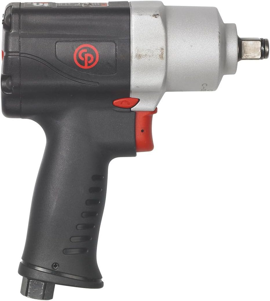 Chicago Pneumatic CP7739 Air Impact Wrench (1/2 Inch), Air Impact Gun Industrial Repair & Assembly Tool, Pistol Handle, Twin Hammer, Max Torque Output 450 ft. lbf/610 Nm, 9900 RPM - Image 1