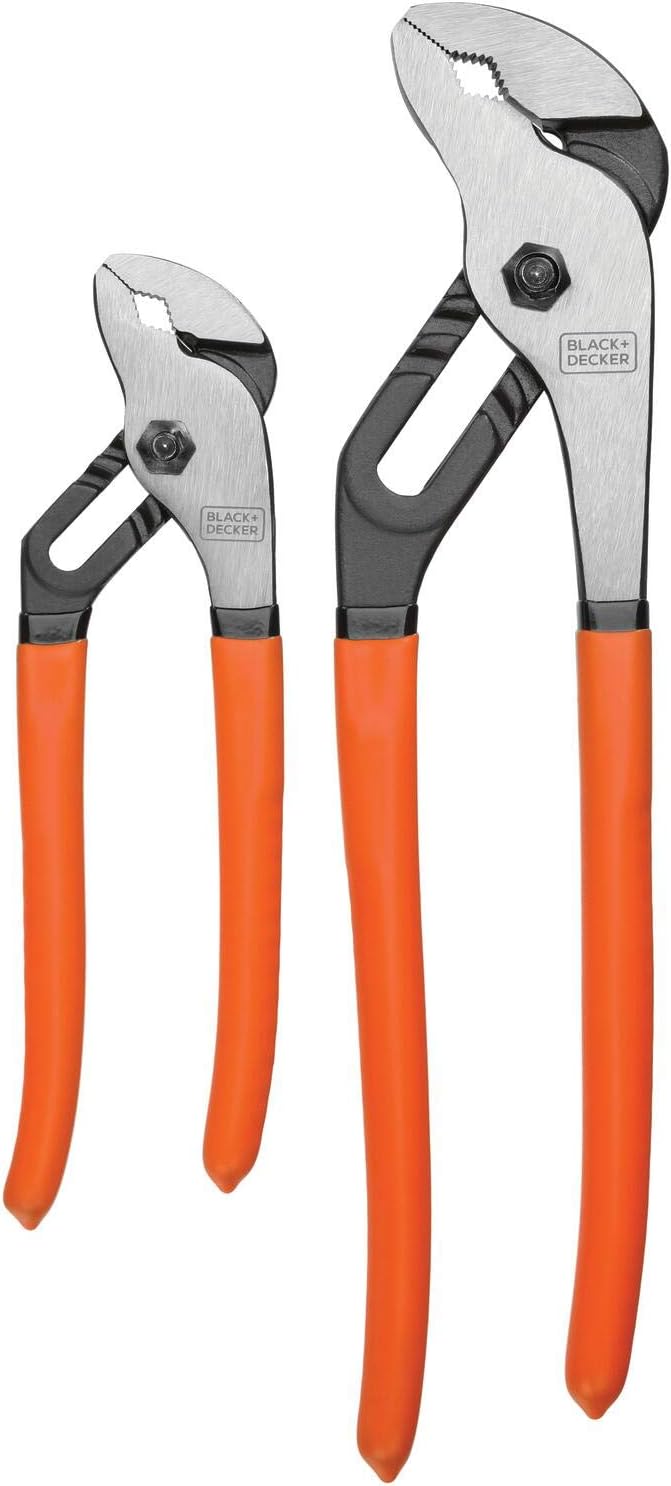 BLACK+DECKER Slip Joint Pliers, 2 Pack (BDHT84001) - Image 1