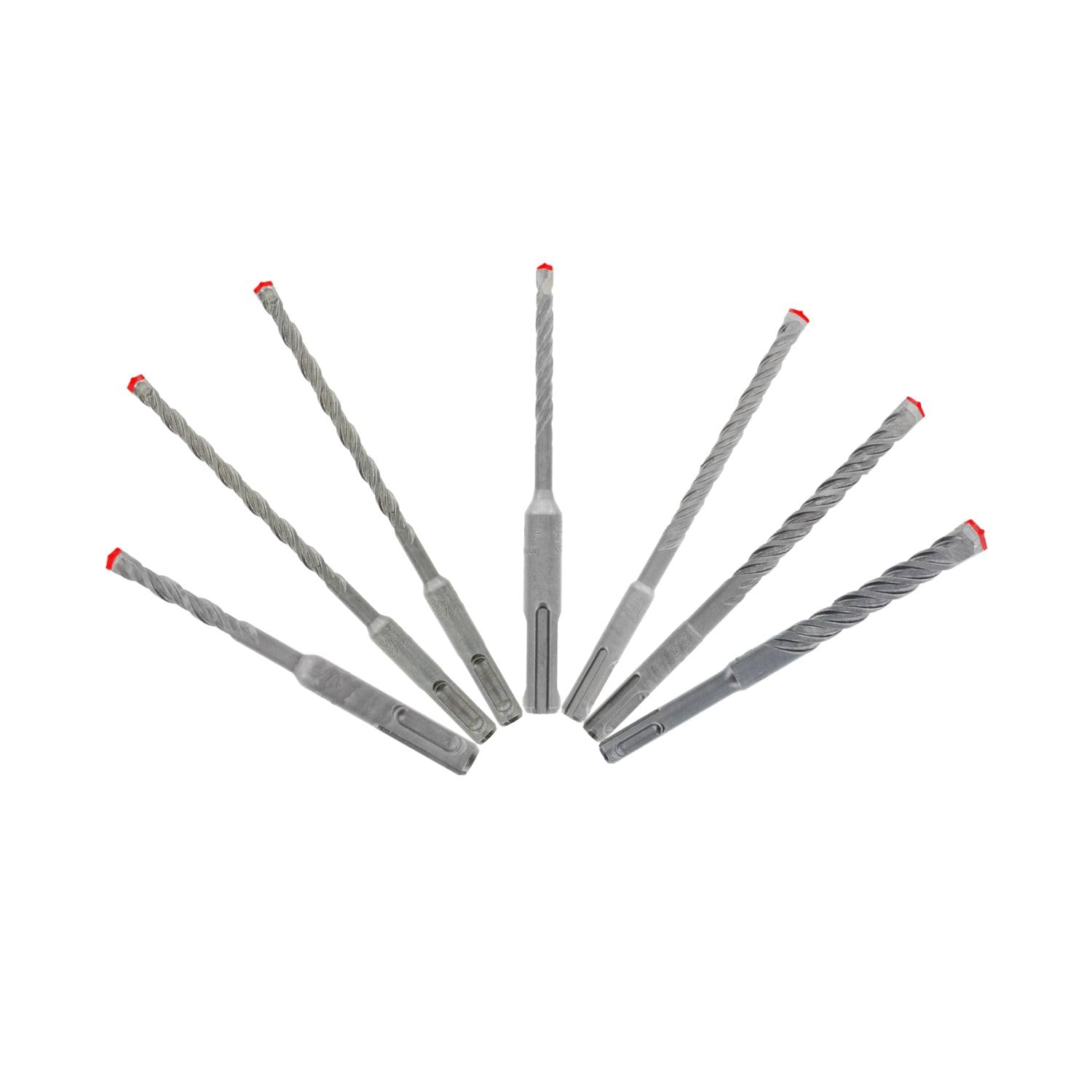 Diablo 7-Piece Rebar Demon SDS-Plus 4-Cutter Full Carbide Head Hammer Drill Bit Set for Concrete and Reinforced Materials - DMAPL9920-S7 - Image 1