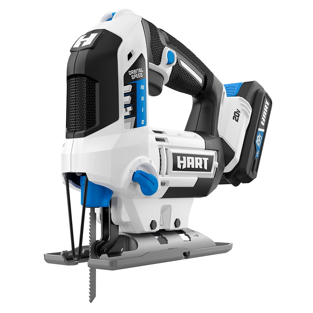 HART 20-Volt Cordless Orbital Jigsaw Kit, (1) 1.5Ah Lithium-Ion Battery - Image 1