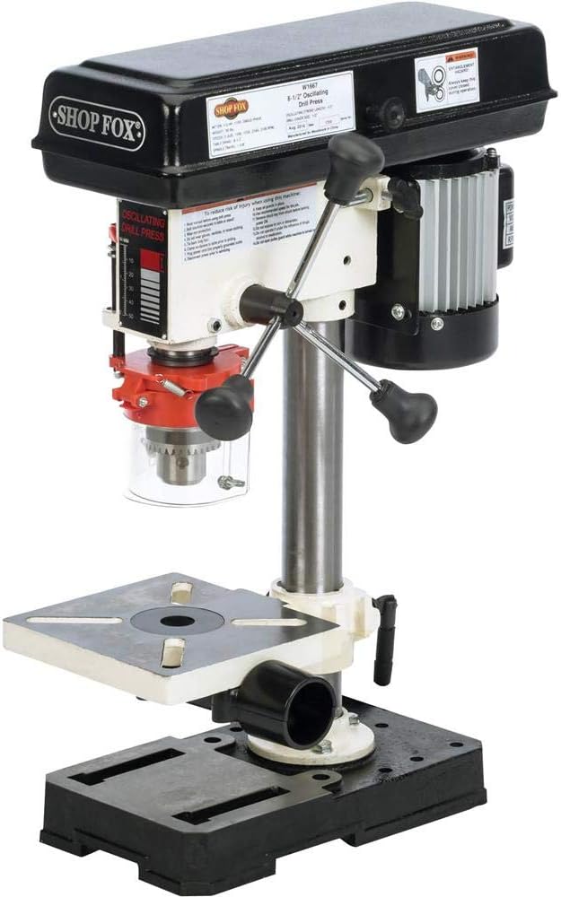 Shop Fox 1/2 HP 8-1/2in 5 Speed Oscillating Drill Press - Image 1