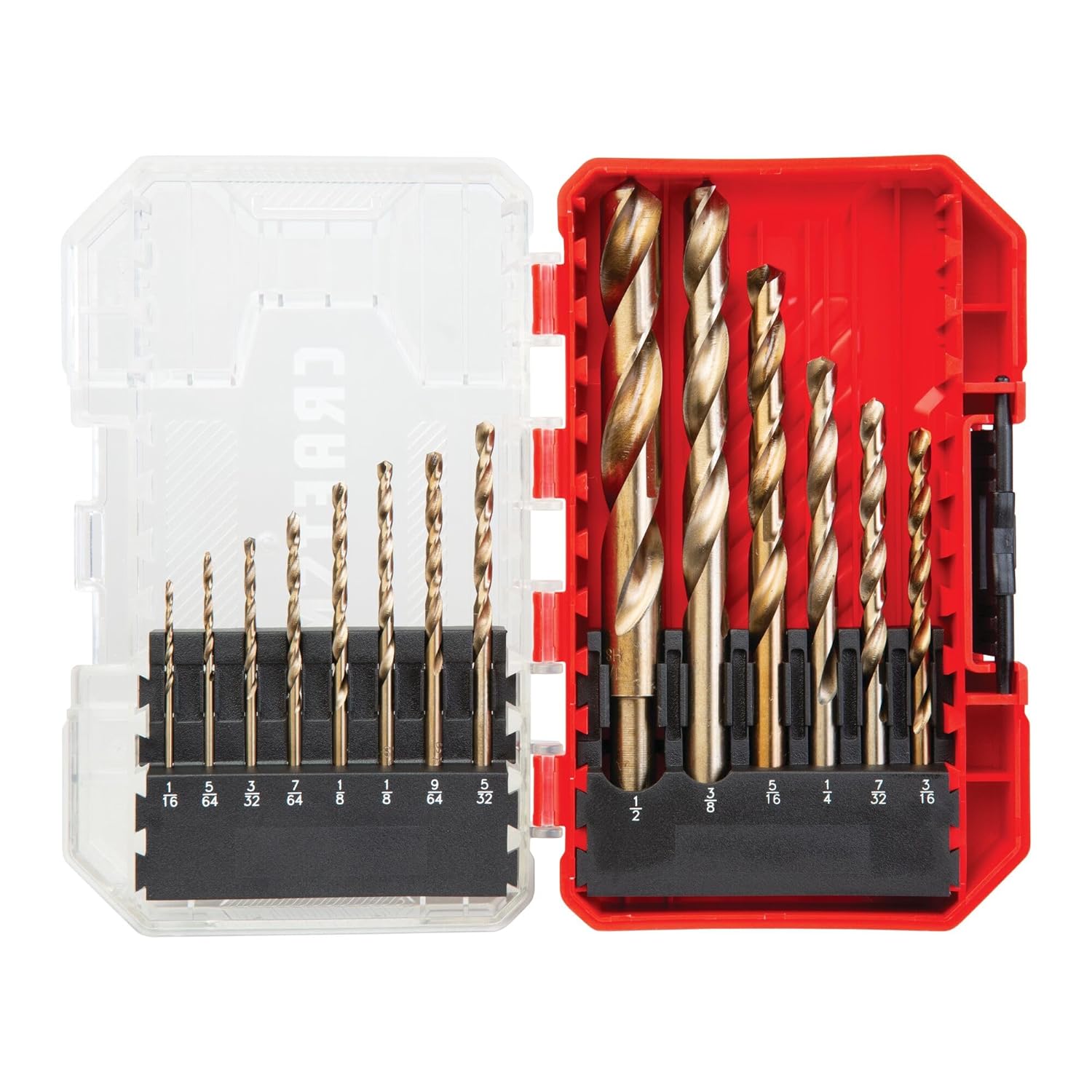 CRAFTSMAN 14-Piece Gold Oxide Drill Bit Set for Wood, Plastic, or Metal (CMAM2214) - Image 1