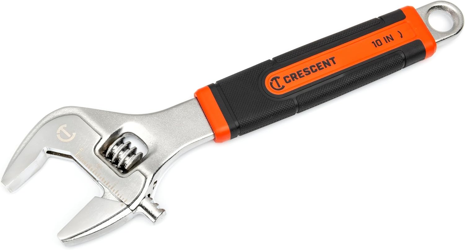 Crescent 10 Inch Adjustable Wrench with Cushion Grip - Image 1