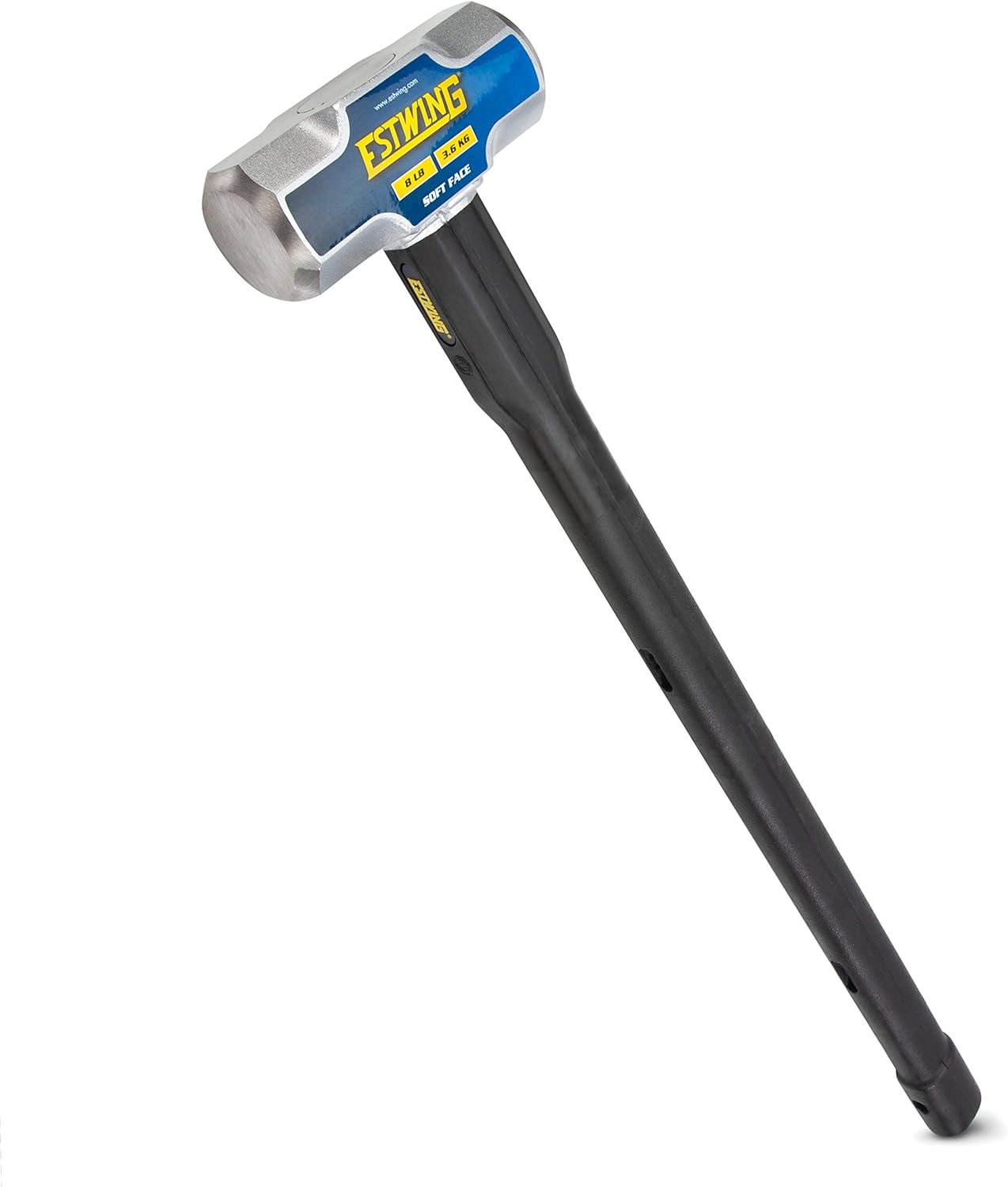 Estwing 8 lb Soft Face Sledge Hammer - 30" Indestructible Handle, Shock-Absorbing Grip, Overstrike Resistant - Image 1