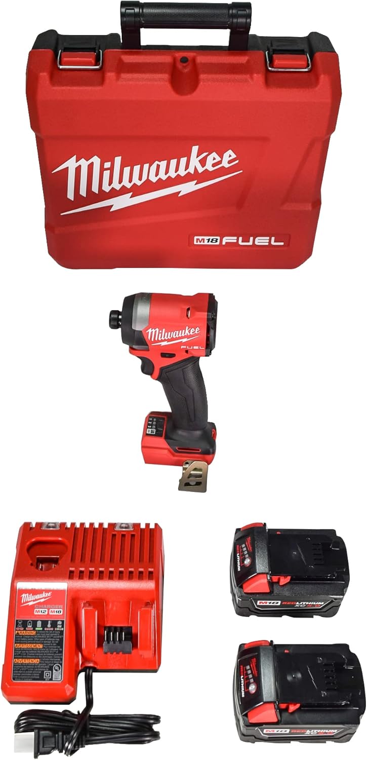 Milwaukee Electric - M18 Fuel. 1/4 HEX Impact Driver KIT - Image 1