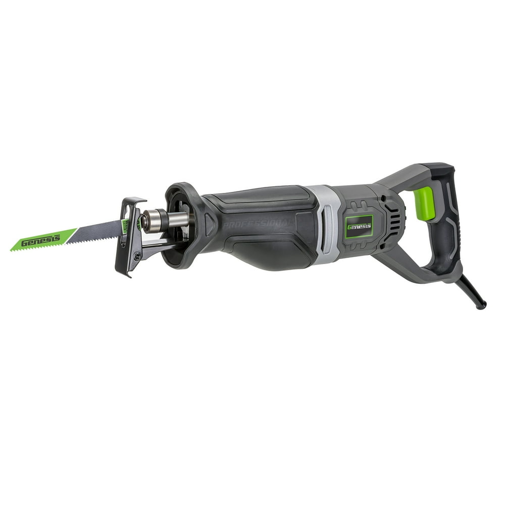 Genesis 10 Amp Variable-Speed Reciprocating Saw with Wood and Metal Cutting Blades - Image 1