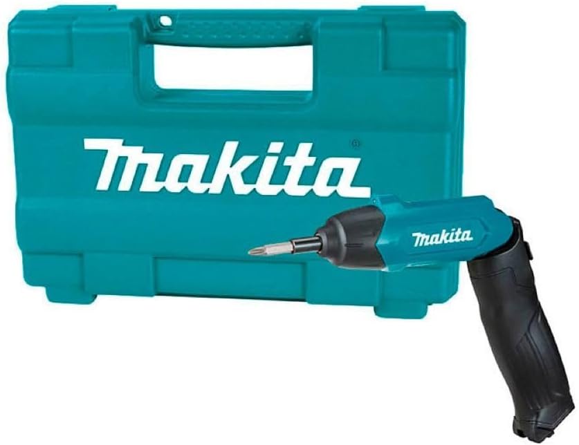 Makita DF001DW 3.6V Lithium-Ion 1/4" Hex Screwdriver Kit, Teal, 3.6V - Image 1
