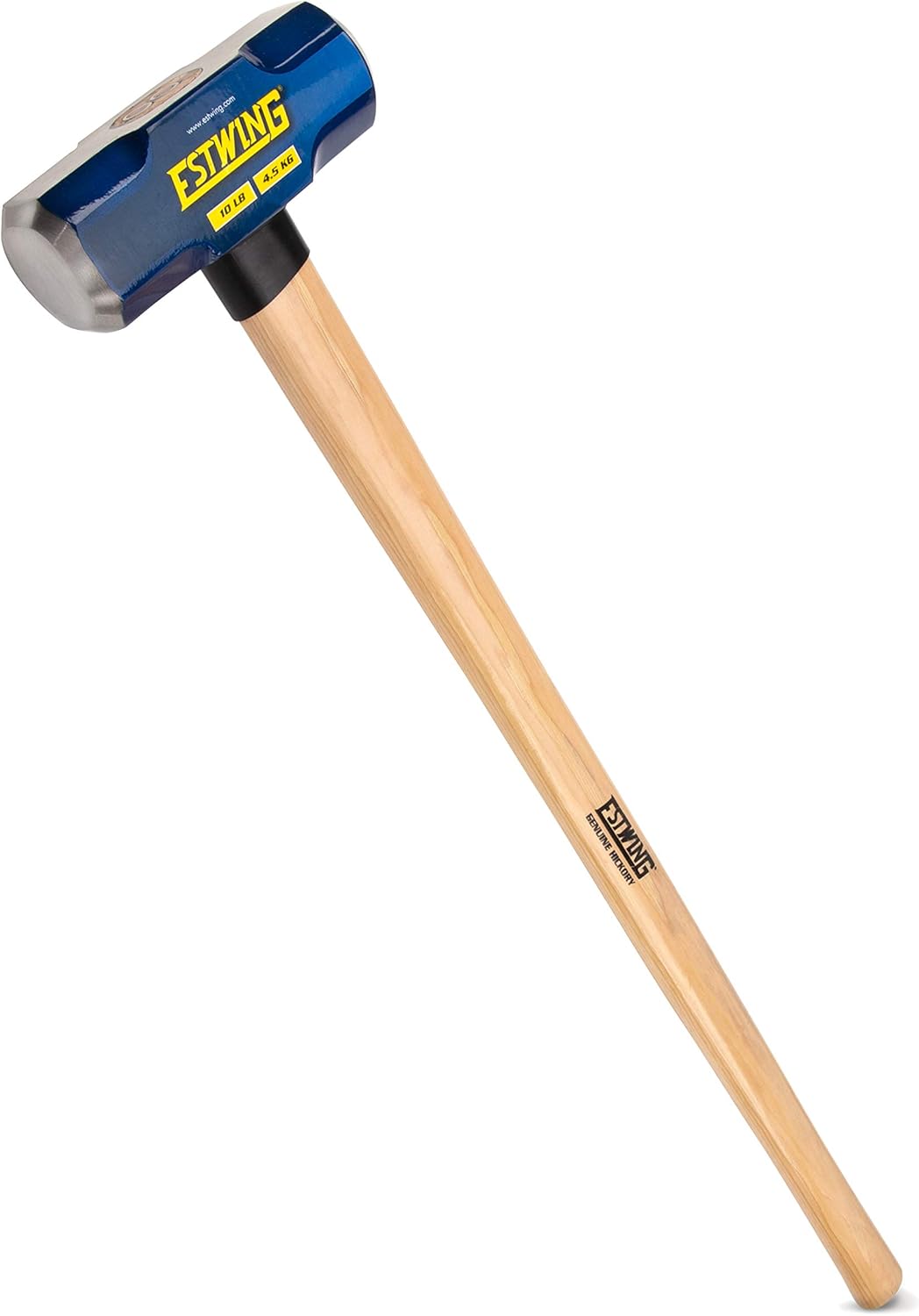 Estwing 10-Pound Hard Face Sledge Hammer - 36-Inch Hickory Handle, Ergonomic Grip, Durable Construction for Demolition & Stake Driving - Image 1