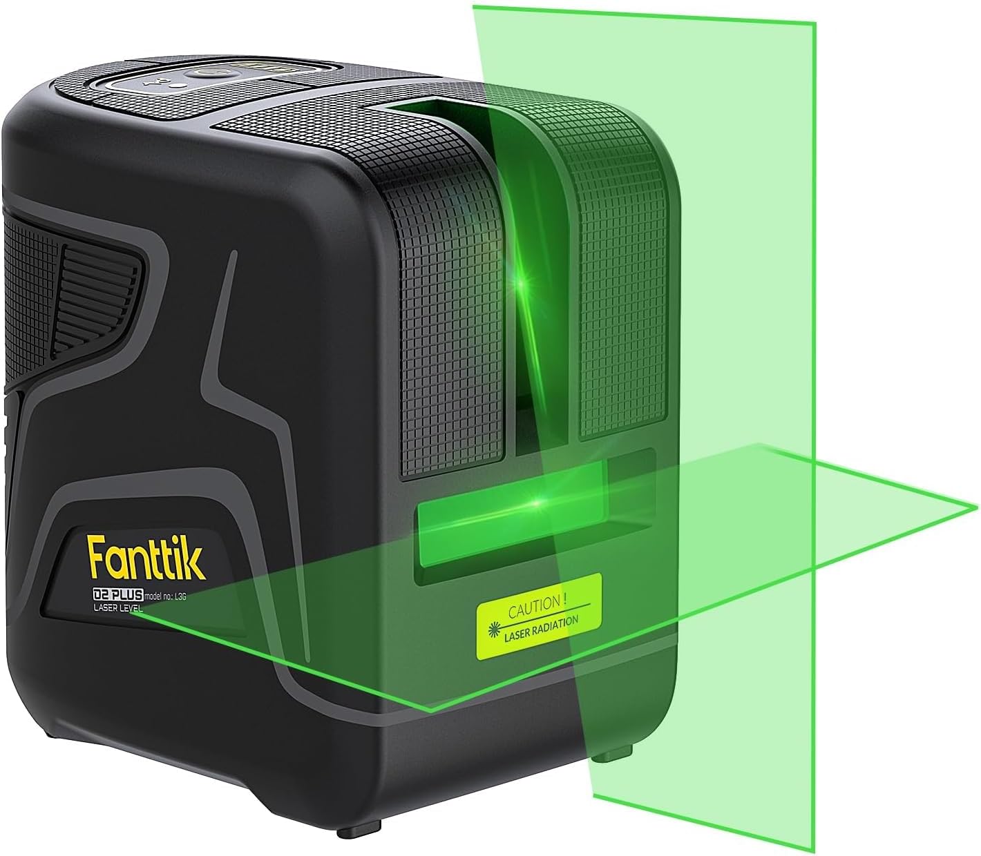 Fanttik D2 PLUS Laser Level, 100 ft Green Cross Line, Vertical Beam Spread Covers of 130°, Self Leveling Mode, 2600 mAh Built-in Rechargeable Battery, USB-C, Pulse Mode, 360° Magnetic Base - Image 1