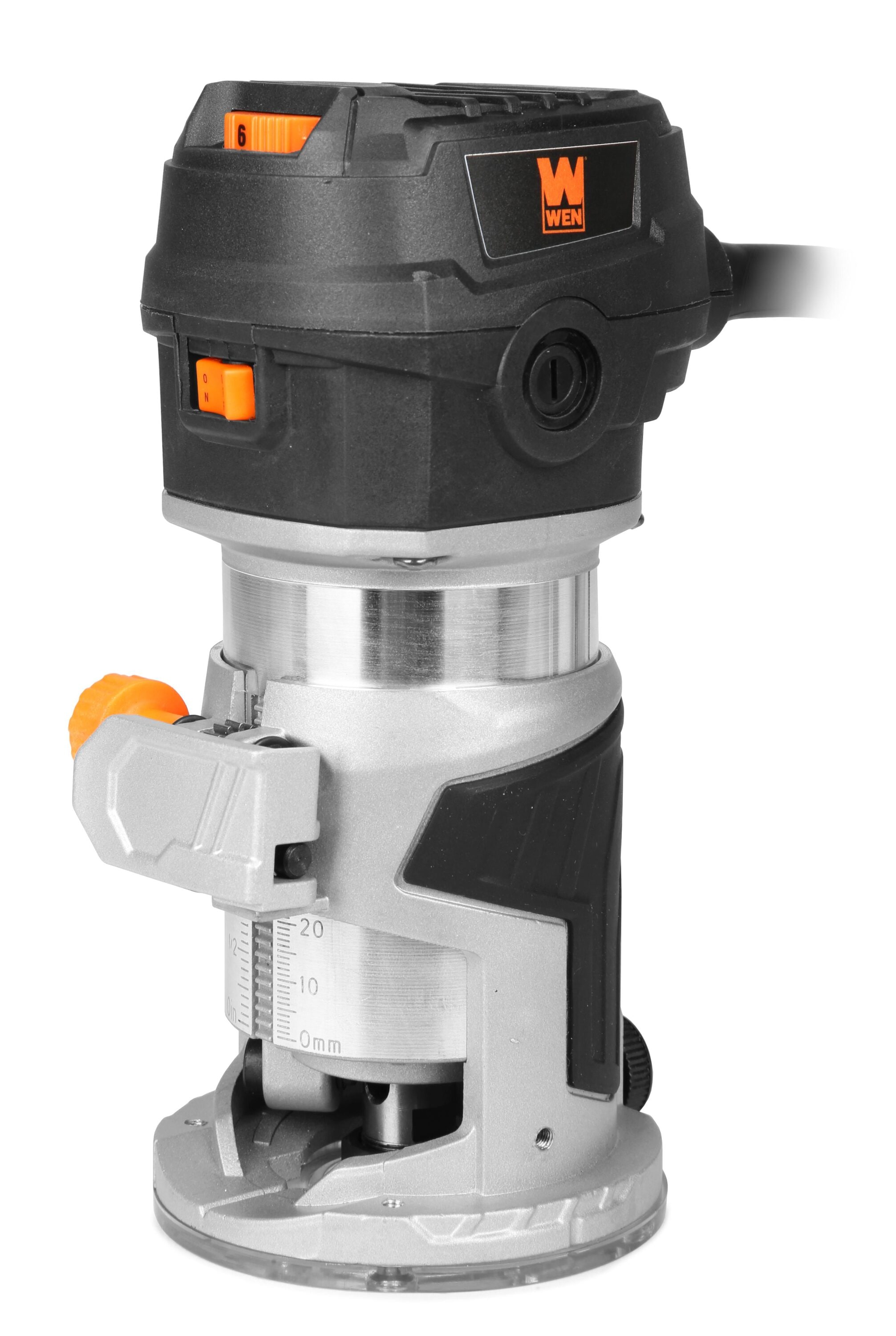 WEN RT1460 6-Amp Handheld 1/4-Inch Variable Speed Laminate Trim Router for Woodworking - Image 1