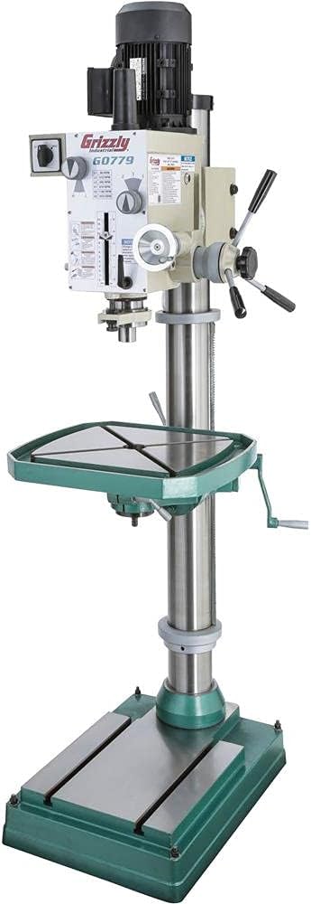 Grizzly Industrial G0779-23-3/8" Heavy-Duty Floor Model Gearhead Drill Press - Image 1
