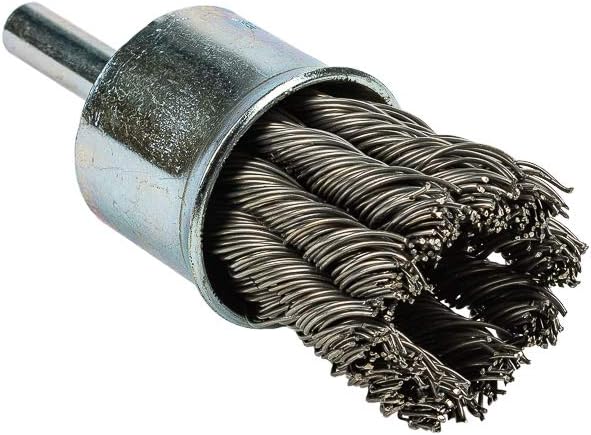 Forney 72266 End Brush, Coarse Twist Knotted with 1/4-Inch Shank, 3/4-Inch-by-.020-Inch - Image 1