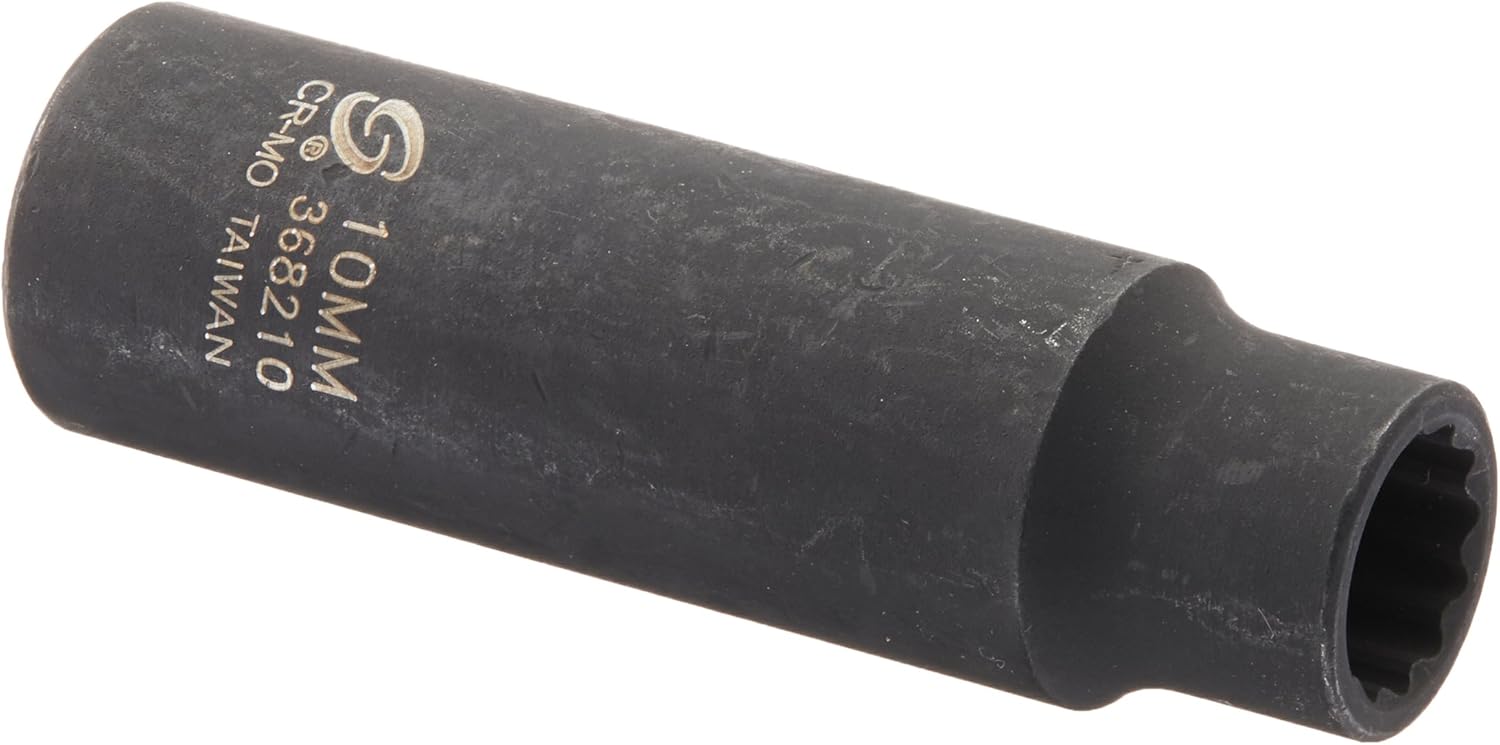 Sunex 368210 3/8-Inch Drive 10-mm 12-Point Deep Impact Socket - Image 1