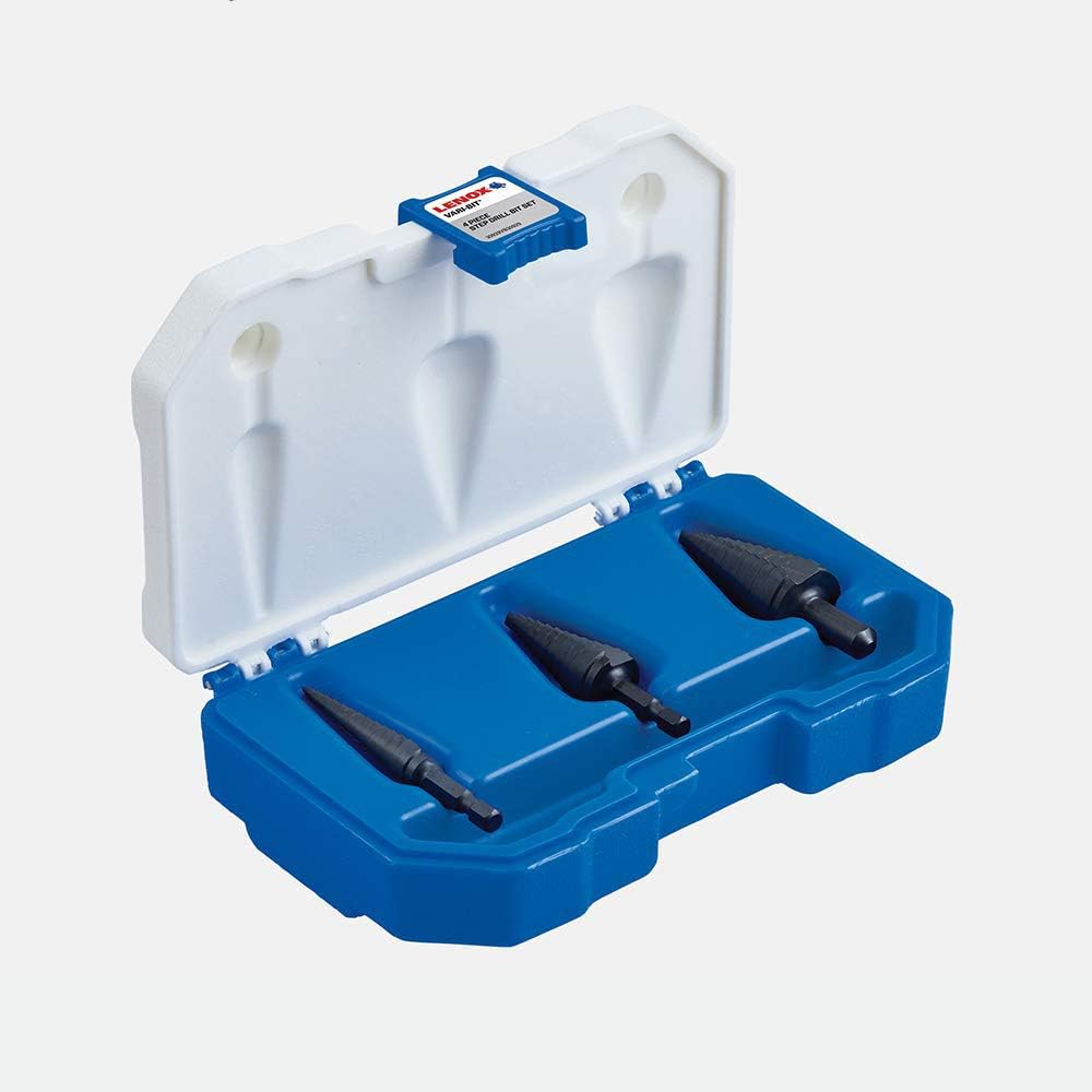 Lenox Tools 30889889 Vari-Bit Step Drill Bit Kit, 3 Piece - Image 1