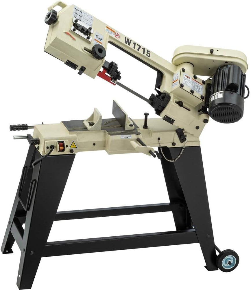 Shop Fox 4-1/2 Inch x 6 Inch Metal Cutting Bandsaw 3/4 HP - Image 1