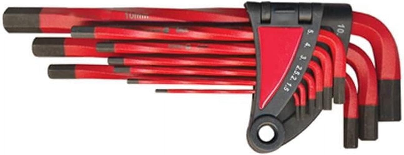 Mayhew Select 45053 Metric Twisted Hex Key Set, 9-Piece - Image 1