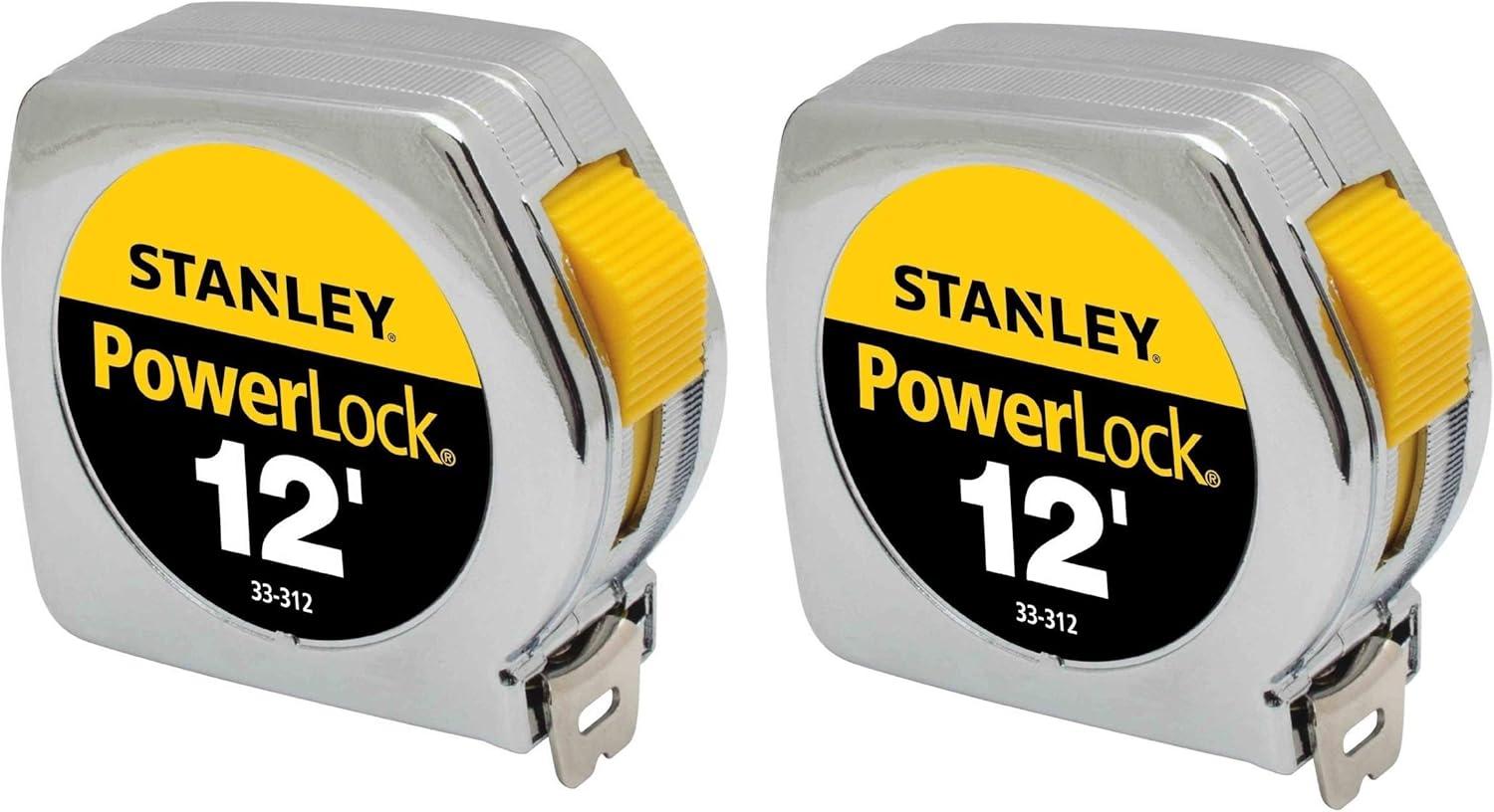 Stanley Hand Tools 33-312 3/4" X 12' PowerLock Professional Tape Measure (2 Pack) - Image 1