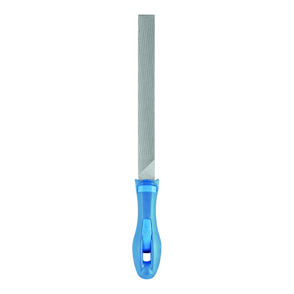 PFERD 8" Plus Flat File - DIY Packaged Plus Cut, with Handle - Part 11134P - Image 1
