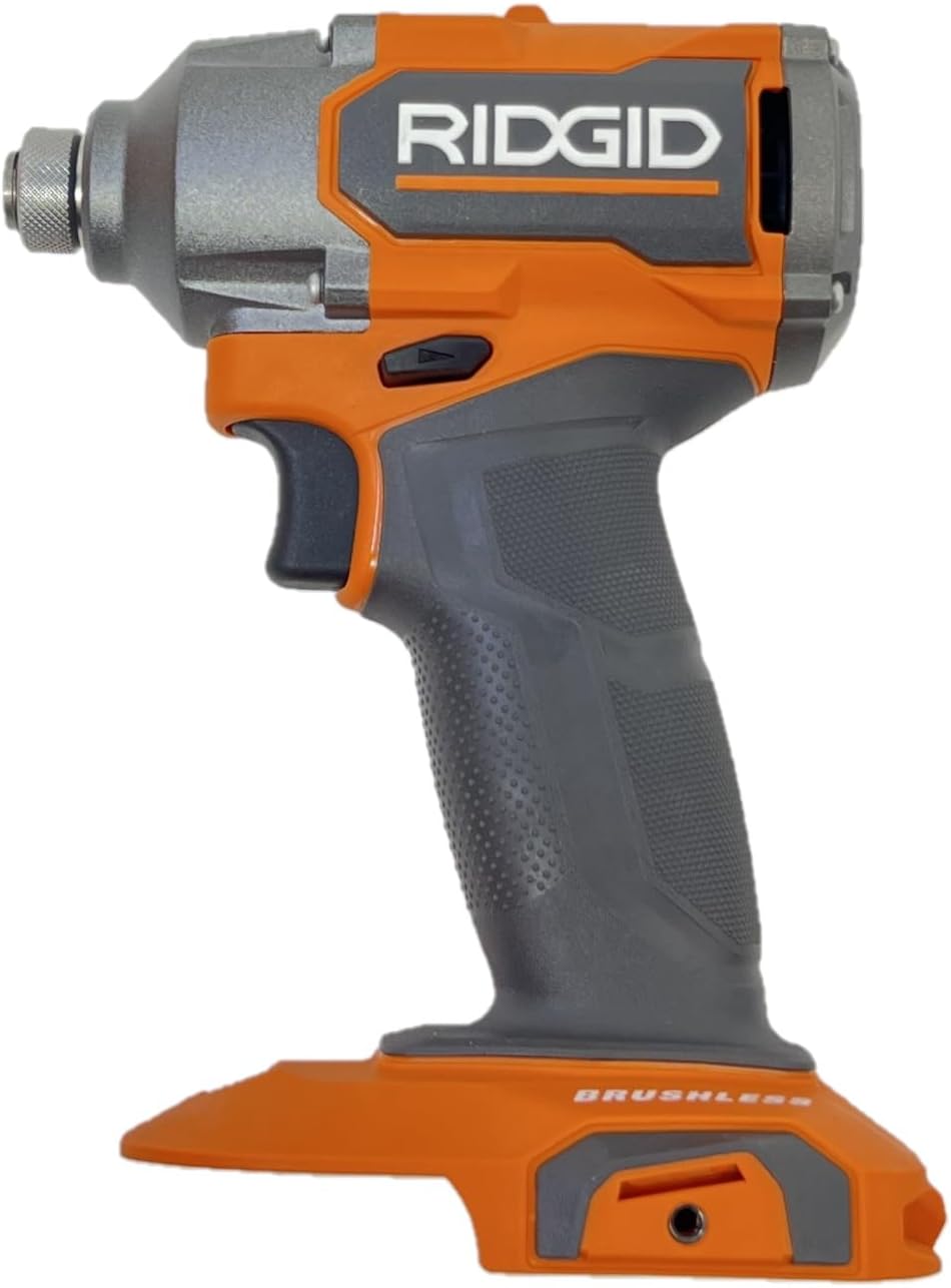 RIDGID 18V Brushless Cordless 1/4 in. Impact Driver R862301 (Tool Only, Bulk Packaged), Orange - Image 1