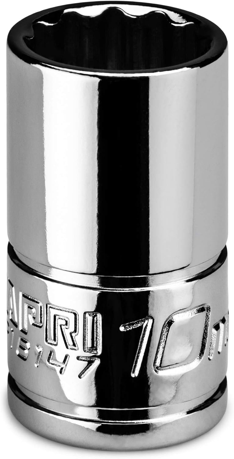 Capri Tools 10 mm Shallow Socket, 1/4 in. Drive, 12-point, Metric - Image 1